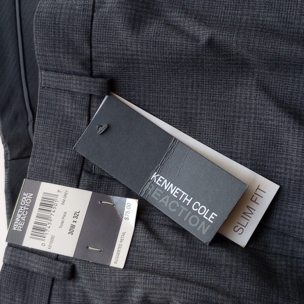 Slim fit men's dress pants